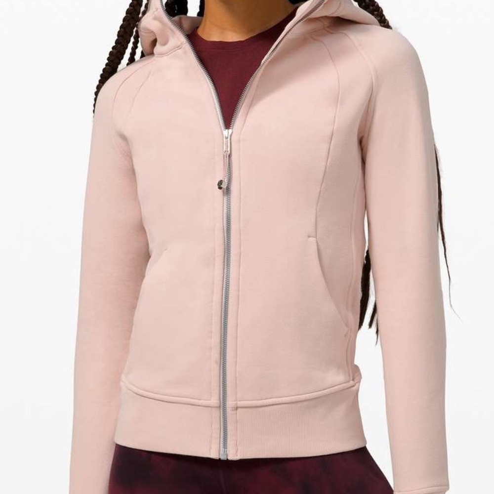 Lululemon athletica Scuba hoodie light pink size 8